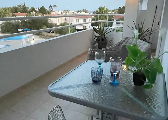 Daire Nissi Pool View Large Terrace 450m From Nissi