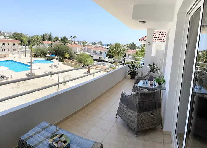 Nissi Pool View Large Terrace 450m From Nissi