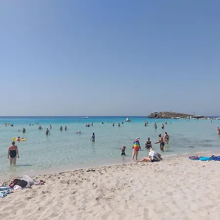 Nissi Pool View Large Terrace 450m From Nissi