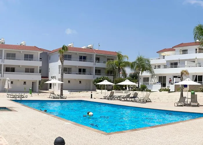 Nissi Pool View Large Terrace 450m From Nissi דירה